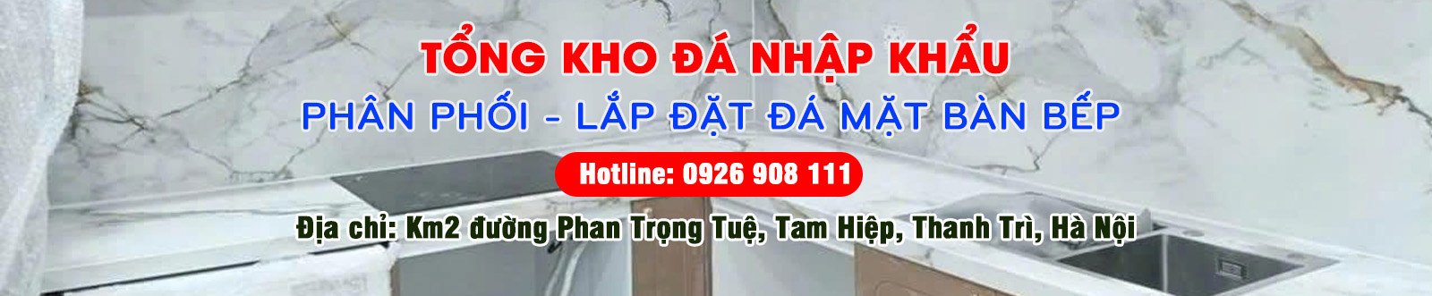 Thi công đá mặt bàn bếp uy tín – giá rẻ