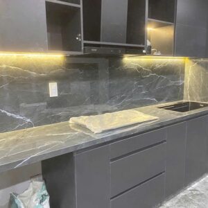 Thi công đá ốp bàn bếp CT17