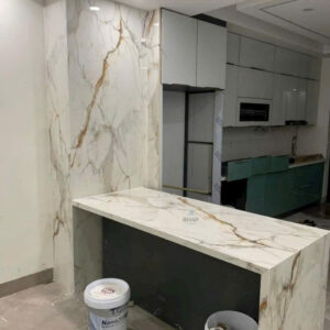 Thi công đá ốp bàn bếp CT19