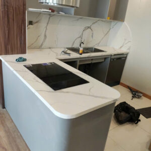 Thi công đá ốp bàn bếp CT34